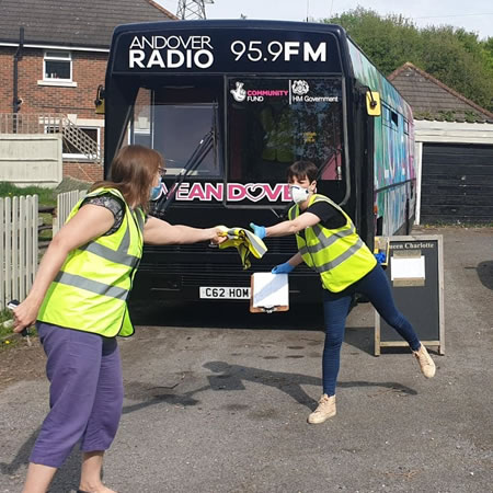 Andover Radio Love Bus lockdown